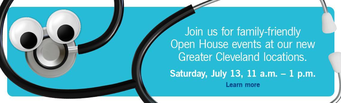 You’re invited to celebrate our three newest locations in Greater Cleveland on Saturday, July 13 from 11 a.m. – 1 p.m.
