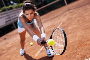 Featured Image for Hispanic girl playing tennis