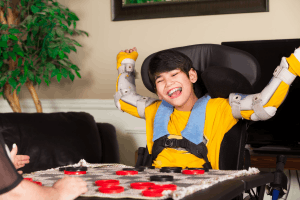 Featured Image for young boy with cerebral palsy in wheelchair