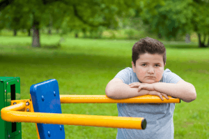 Featured Image for overweight boy in park