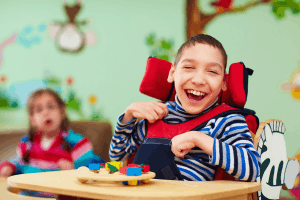 Featured Image for happy boy with special needs at school