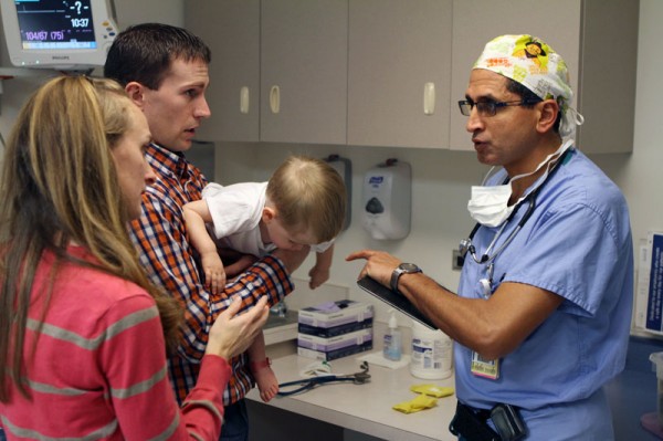 Dr. Farid makes pre-surgery consult