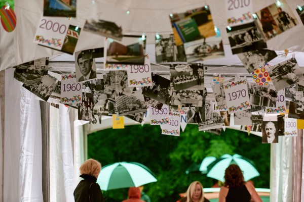 Guests were treated to a photo timeline of Akron Children's milestones.