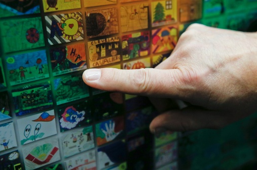 As part of the Building on the Promise campaign, donors had their name included on a tile.