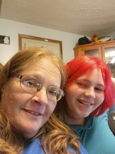 Tina Glass with her granddaughter Isabella
