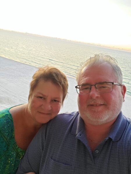 Brook and Paula Briner in Panama City Beach, FL
