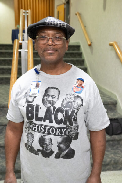 Sterling Duncan during Black History Month